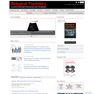 A complete backup of biologicalpsychiatryjournal.com