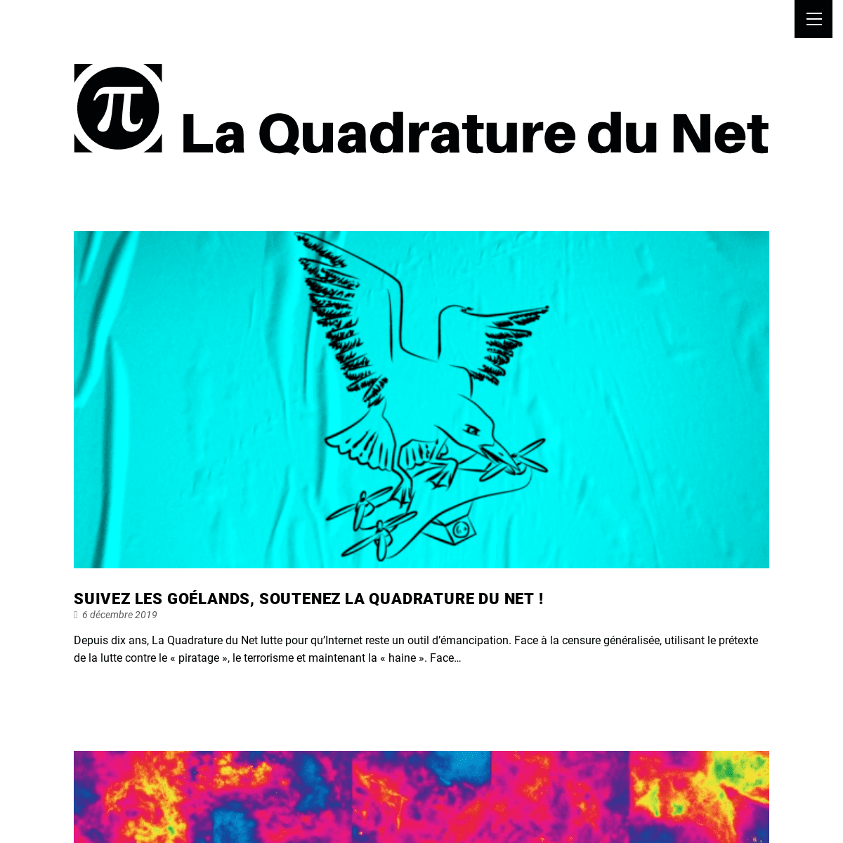 A complete backup of laquadrature.net
