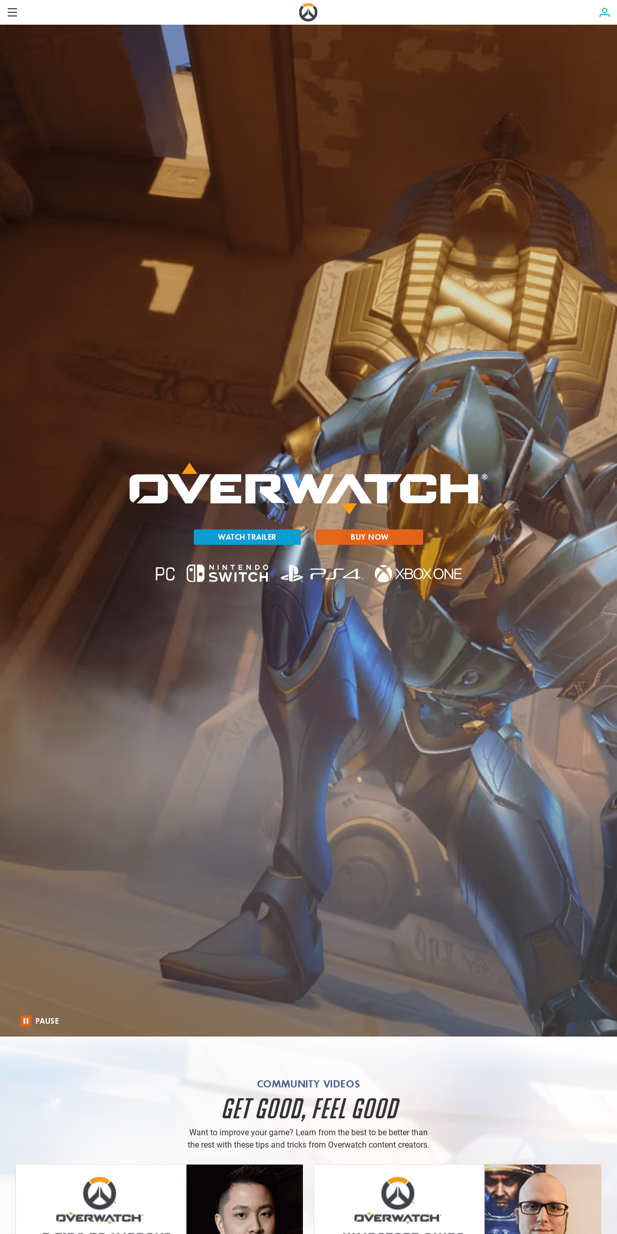 A complete backup of playoverwatch.com