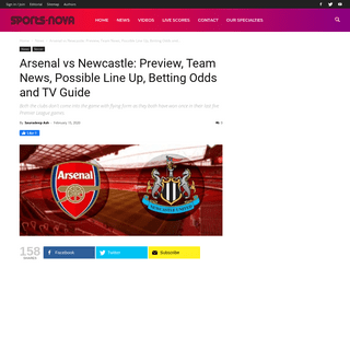 A complete backup of www.sports-nova.com/2020/02/15/arsenal-vs-newcastle-preview-team-news-possible-line-up-betting-odds-and-tv-
