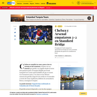 A complete backup of www.lafm.com.co/deportes/futbol/chelsea-y-arsenal-empataron-2-2-en-stamford-bridge