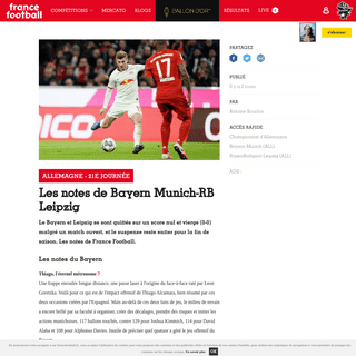 A complete backup of www.francefootball.fr/news/Les-notes-de-bayern-munich-rb-leipzig/1108120