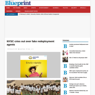 A complete backup of www.blueprint.ng/nysc-cries-out-over-fake-redeployment-agents/