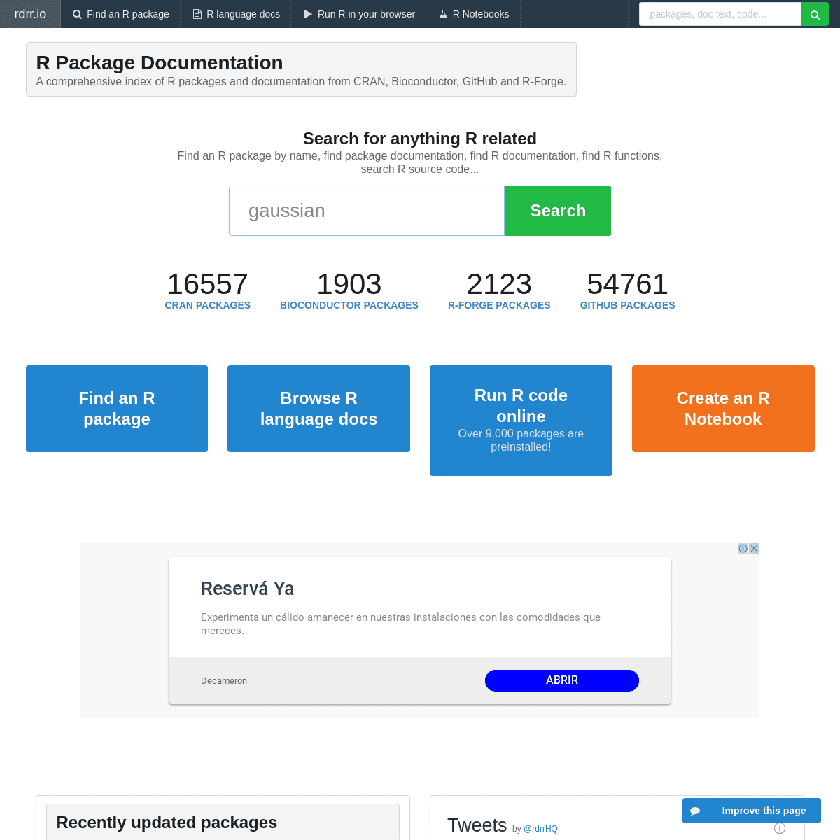 A complete backup of rdrr.io