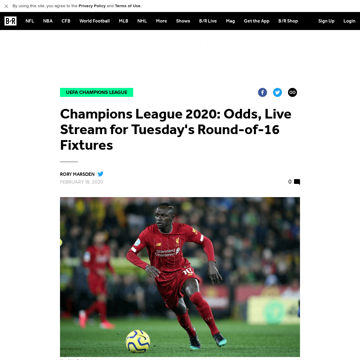 A complete backup of bleacherreport.com/articles/2876569-champions-league-2020-odds-live-stream-for-tuesdays-round-of-16-fixture