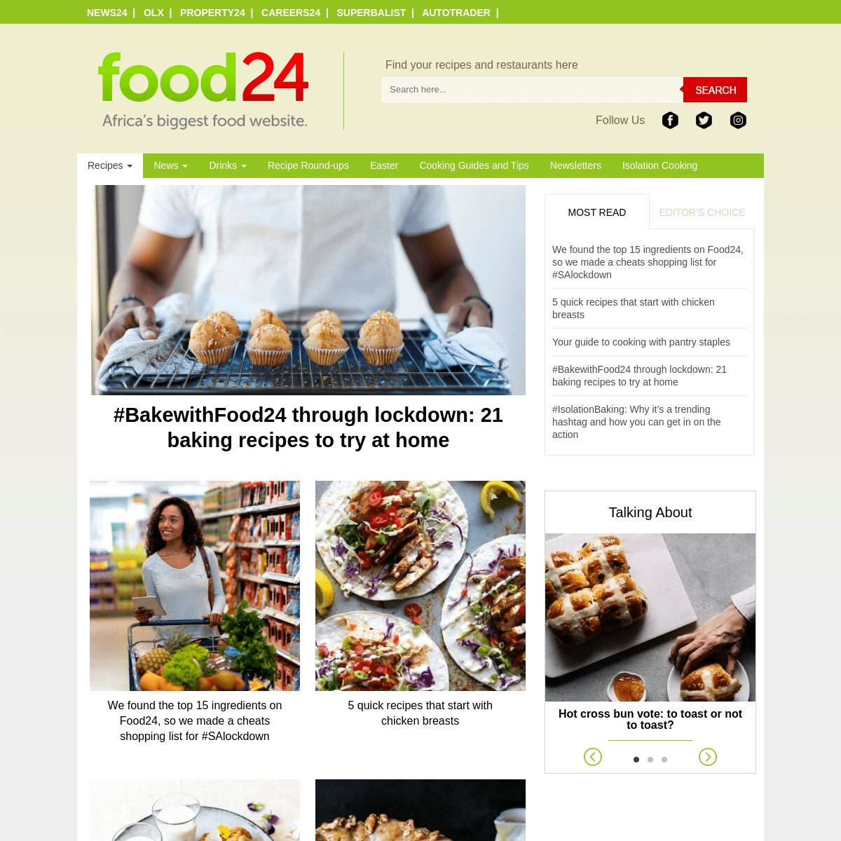 A complete backup of food24.com