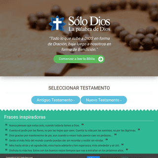 A complete backup of solo-dios.com