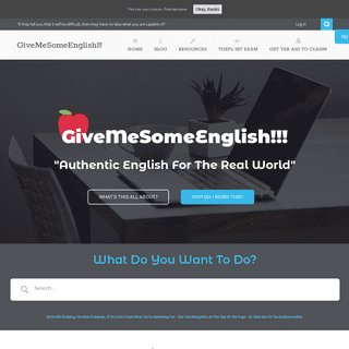 A complete backup of givemesomeenglish.com