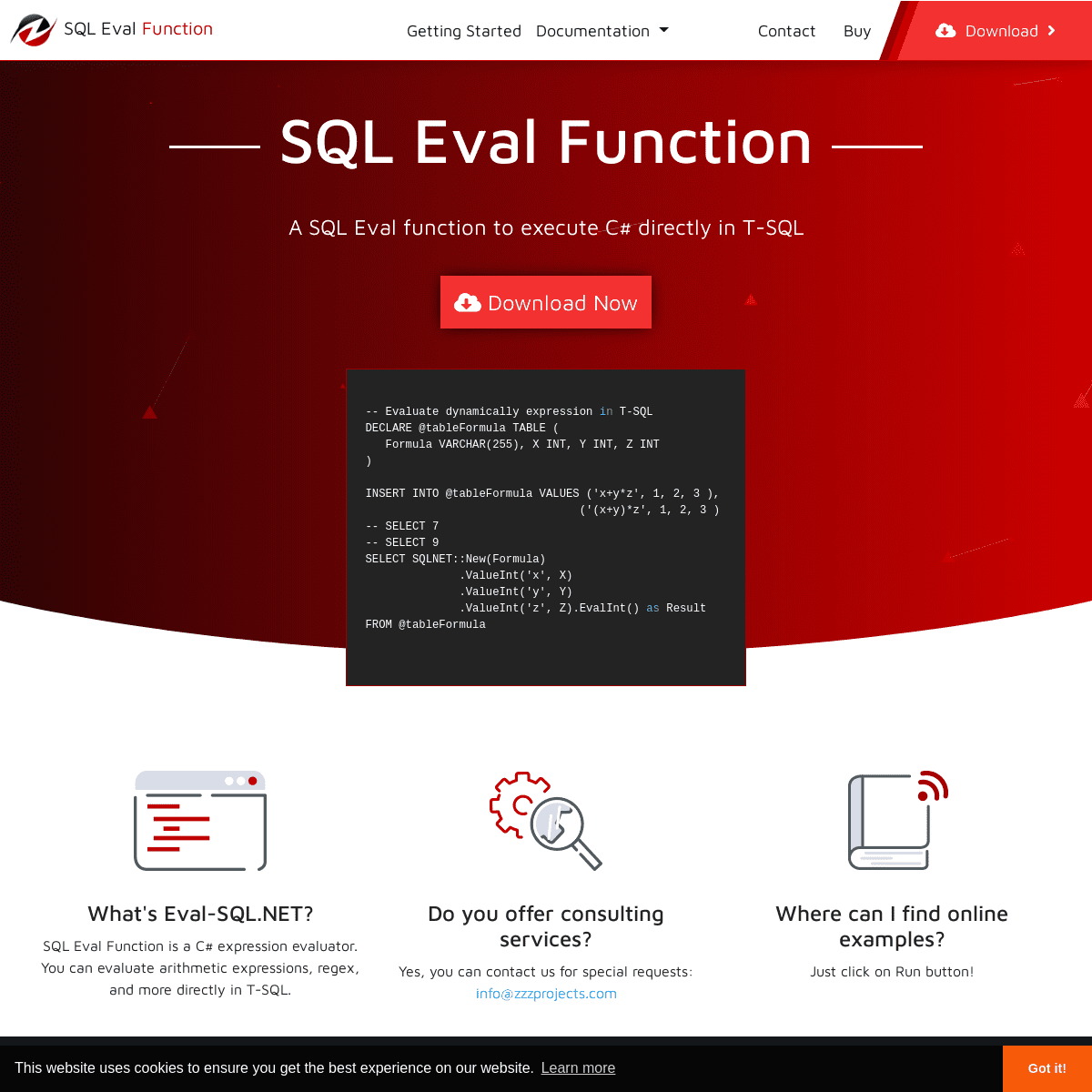 A complete backup of eval-sql.net