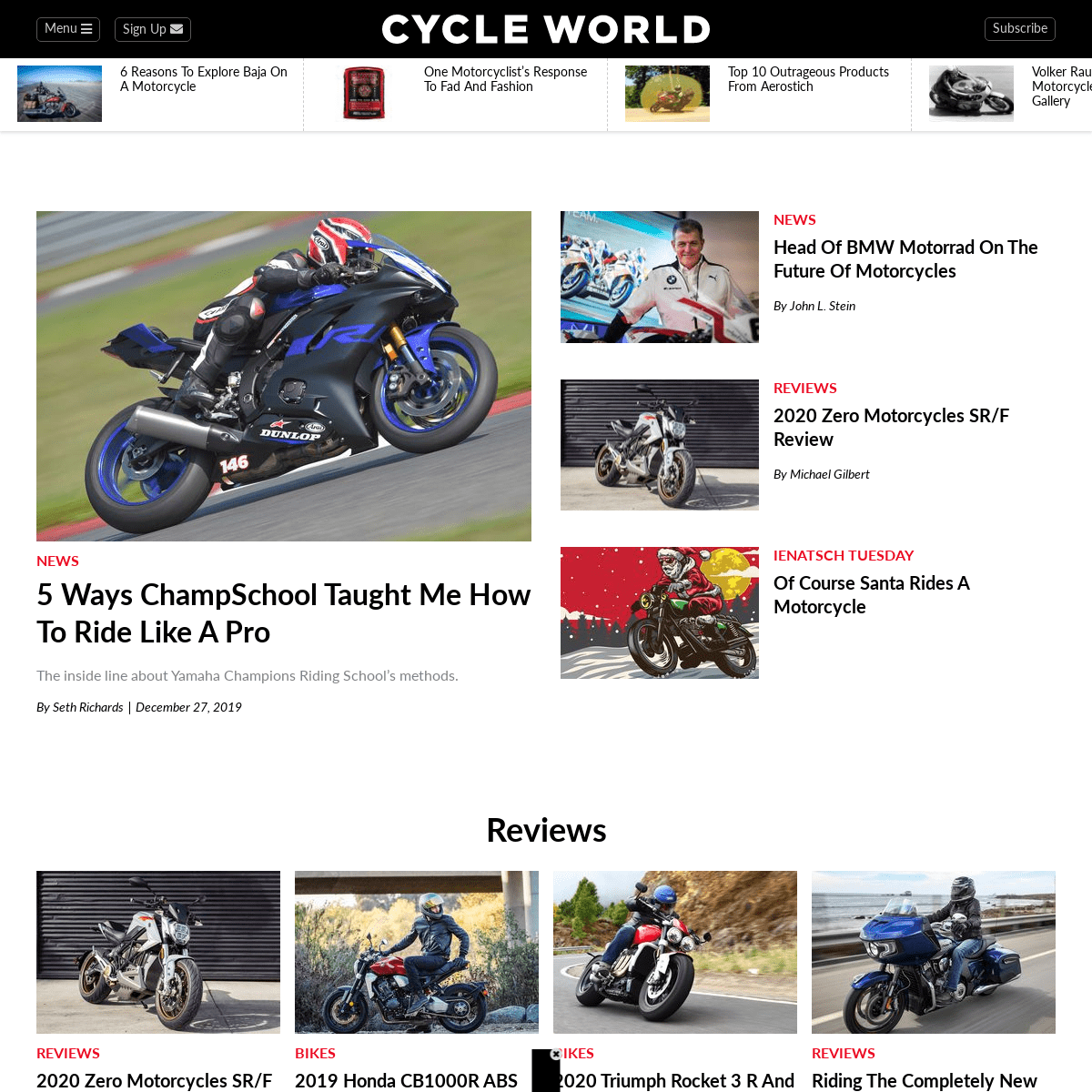 A complete backup of cycleworld.com