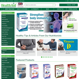 A complete backup of healthaid.co.uk