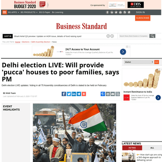 A complete backup of www.business-standard.com/article/elections/delhi-election-2020-live-updates-kejriwal-vs-modi-rally-jamia-c