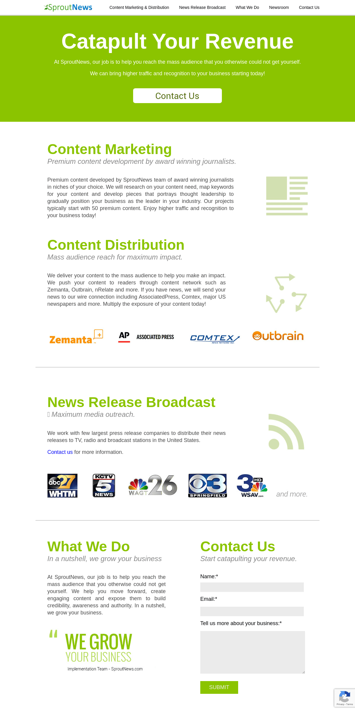 A complete backup of sproutnews.com
