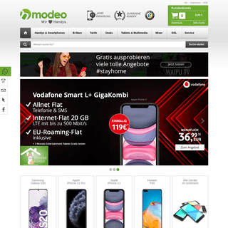 A complete backup of modeo.de
