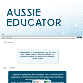 A complete backup of aussieeducator.org.au