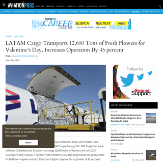 A complete backup of www.aviationpros.com/airlines/press-release/21125534/latam-airlines-group-sa-latam-cargo-transports-12600-t