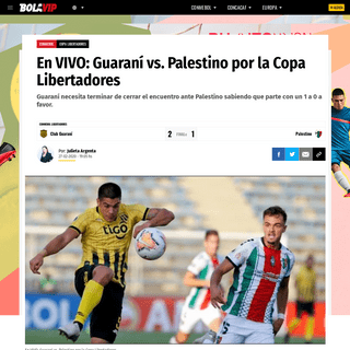 A complete backup of bolavip.com/conmebol/En-VIVO-Guarani-vs.-Palestino-por-la-Copa-Libertadores-f22-20200226-0196.html