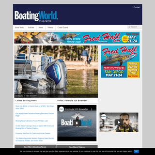 A complete backup of boatingworld.com