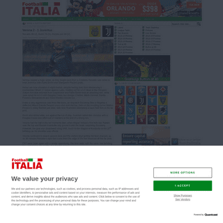 A complete backup of www.football-italia.net/SerieA/match/142595
