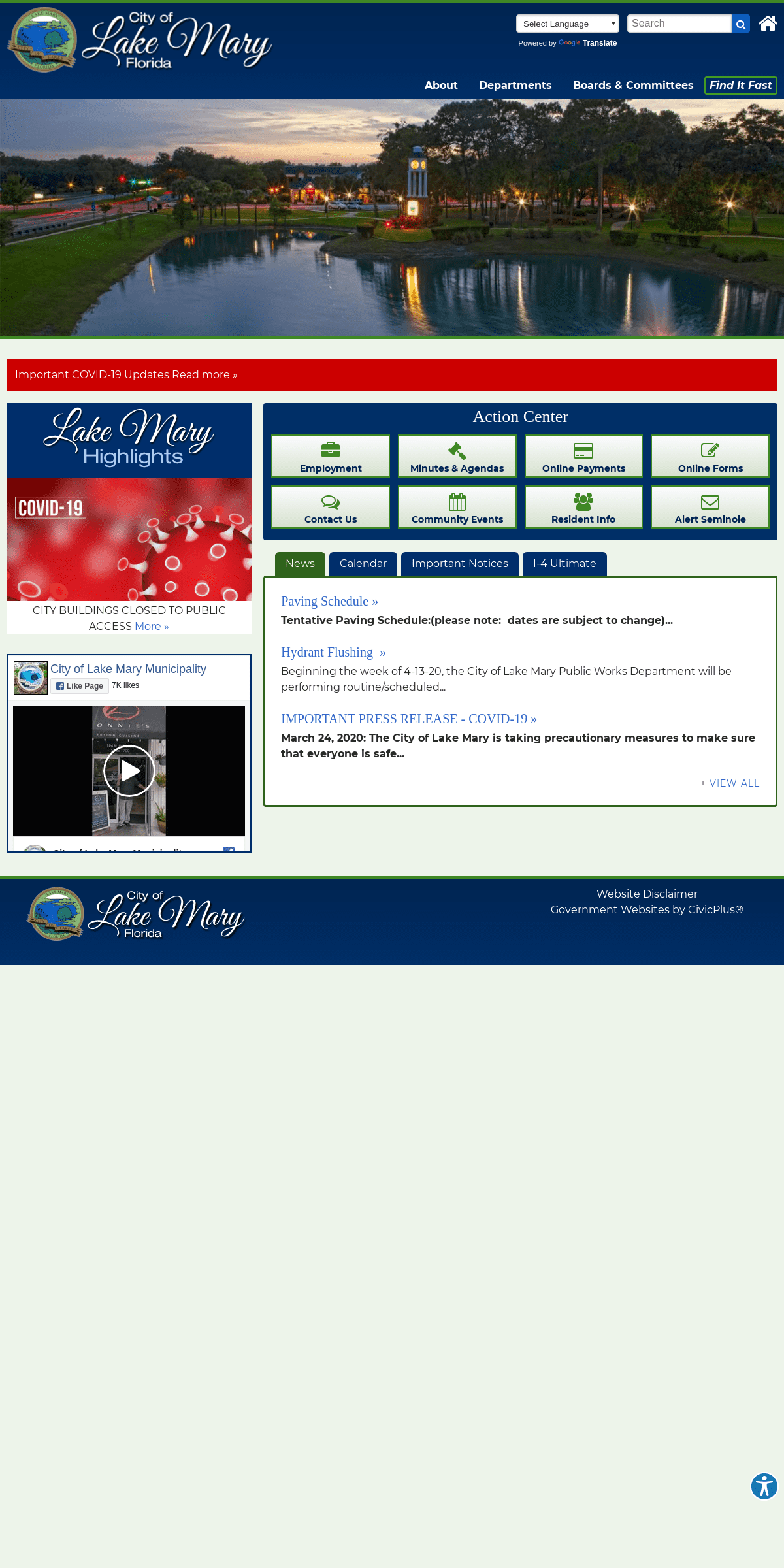 A complete backup of lakemaryfl.com