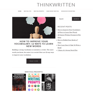 A complete backup of thinkwritten.com