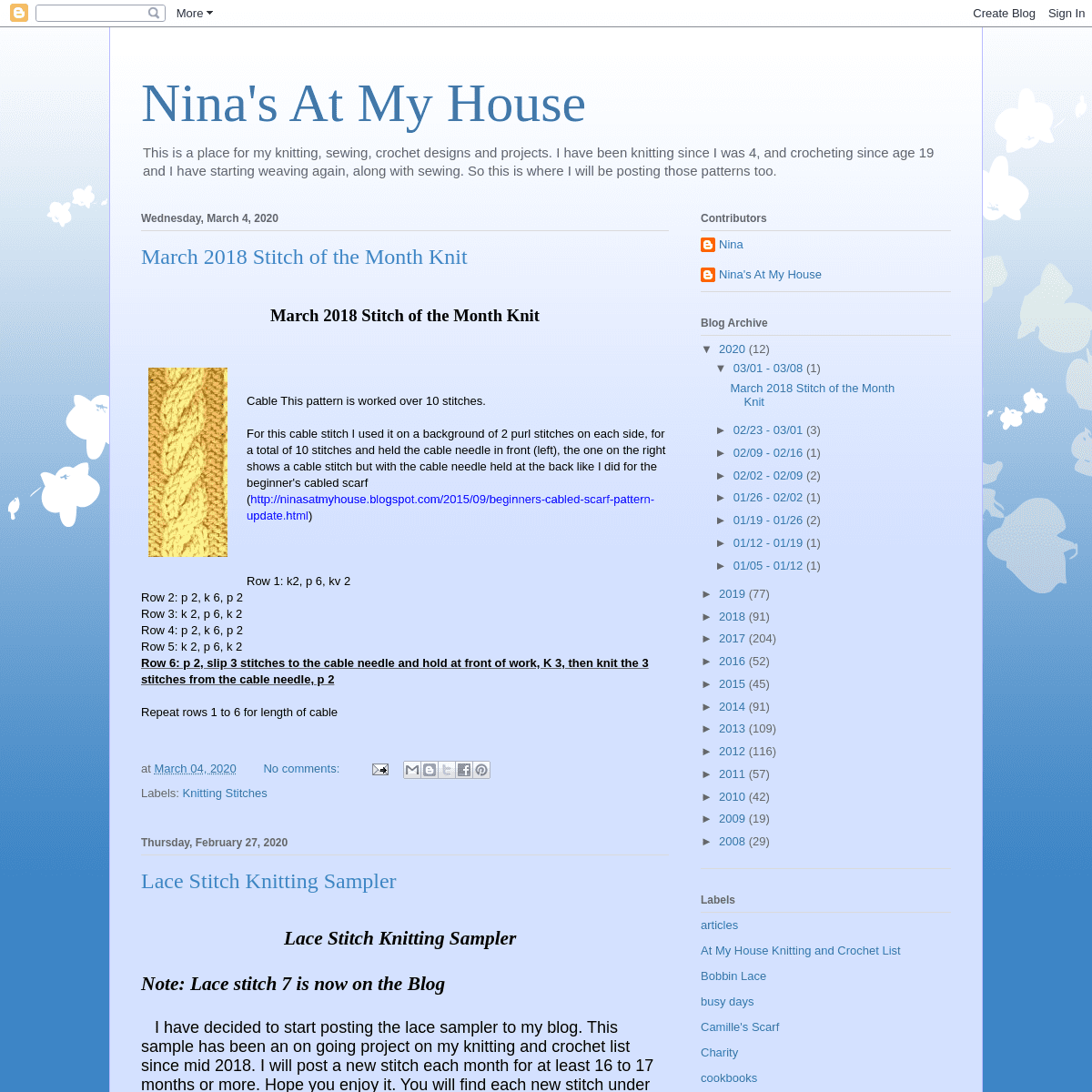 A complete backup of ninasatmyhouse.blogspot.com