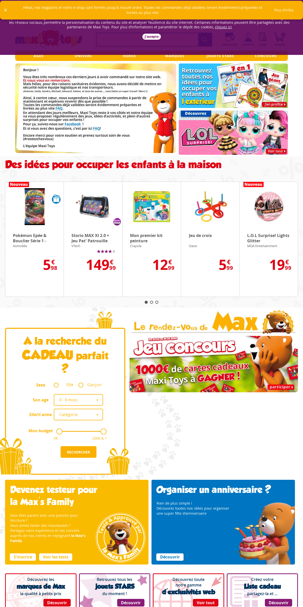 A complete backup of maxitoys.fr