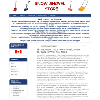 A complete backup of snowshovelstore.com