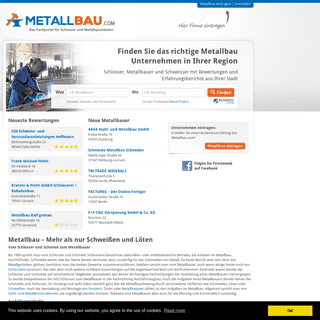 A complete backup of metallbau.com
