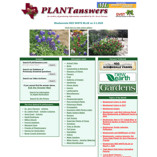A complete backup of plantanswers.com