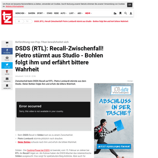 A complete backup of www.tz.de/tv/dsds-rtl-dieter-bohlen-pietro-lombardi-recall-zwischenfall-soelden-uebergeben-zr-13541846.html
