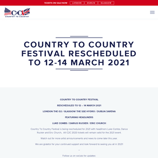 A complete backup of c2c-countrytocountry.com