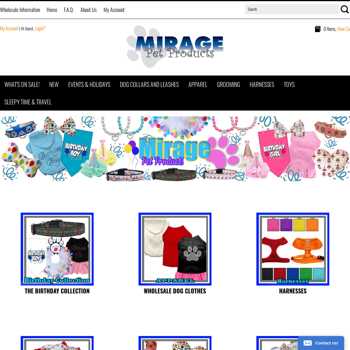 A complete backup of miragepetproducts.com