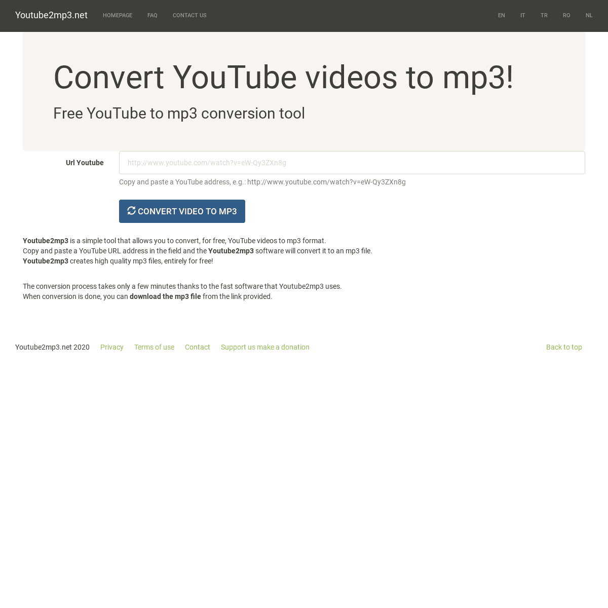 youtube 2mp3 converter free