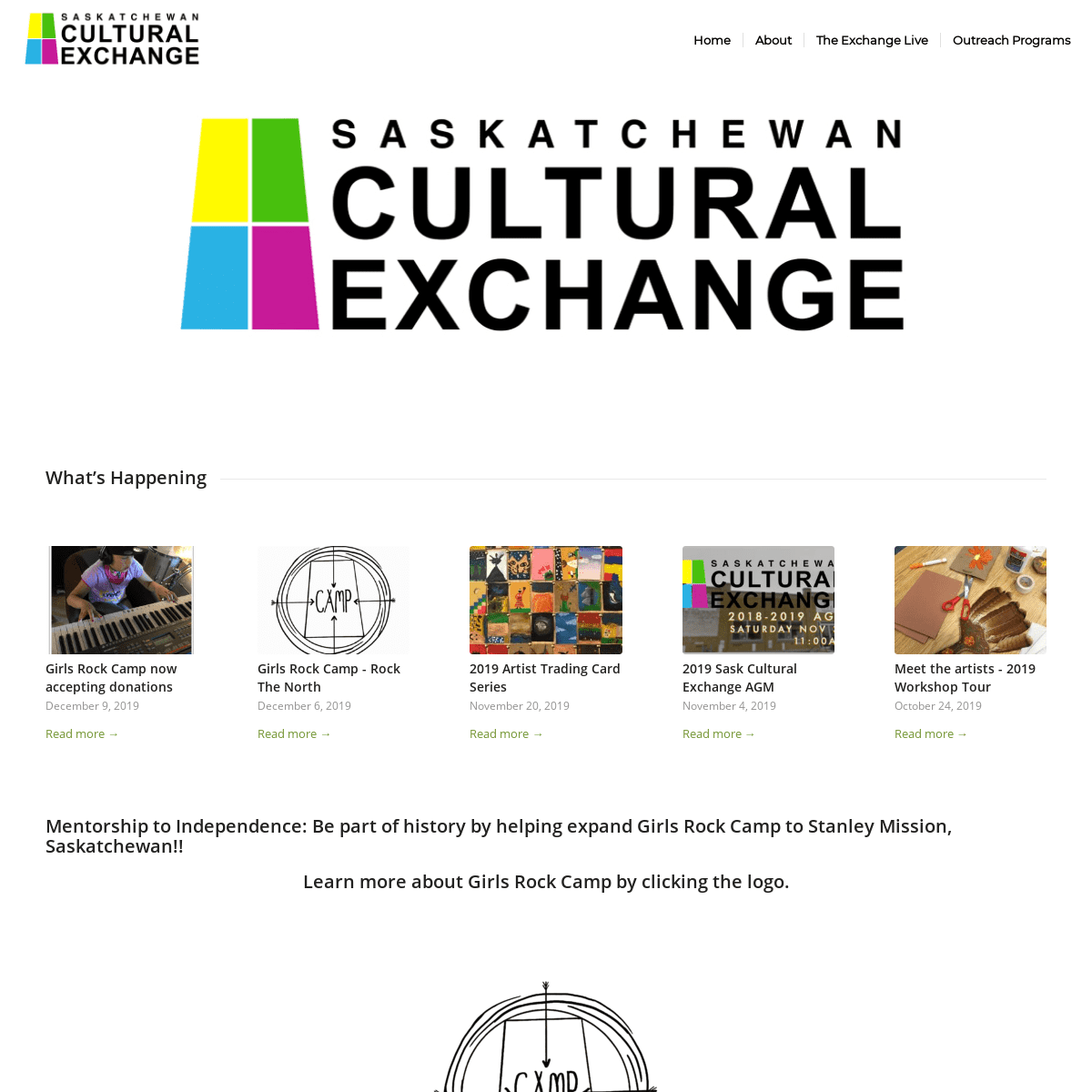 A complete backup of culturalexchange.ca
