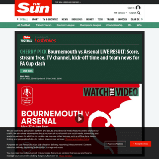 A complete backup of www.thesun.co.uk/sport/football/10823117/bournemouth-arsenal-live-stream-free-tv-channel-kick-off-time-team