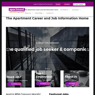A complete backup of apartmentcareers.com