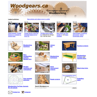 A complete backup of woodgears.ca