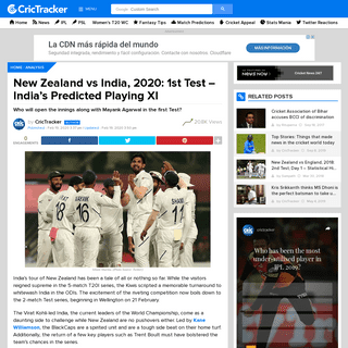 A complete backup of m.crictracker.com/new-zealand-vs-india-2020-1st-test-indias-predicted-playing-xi/