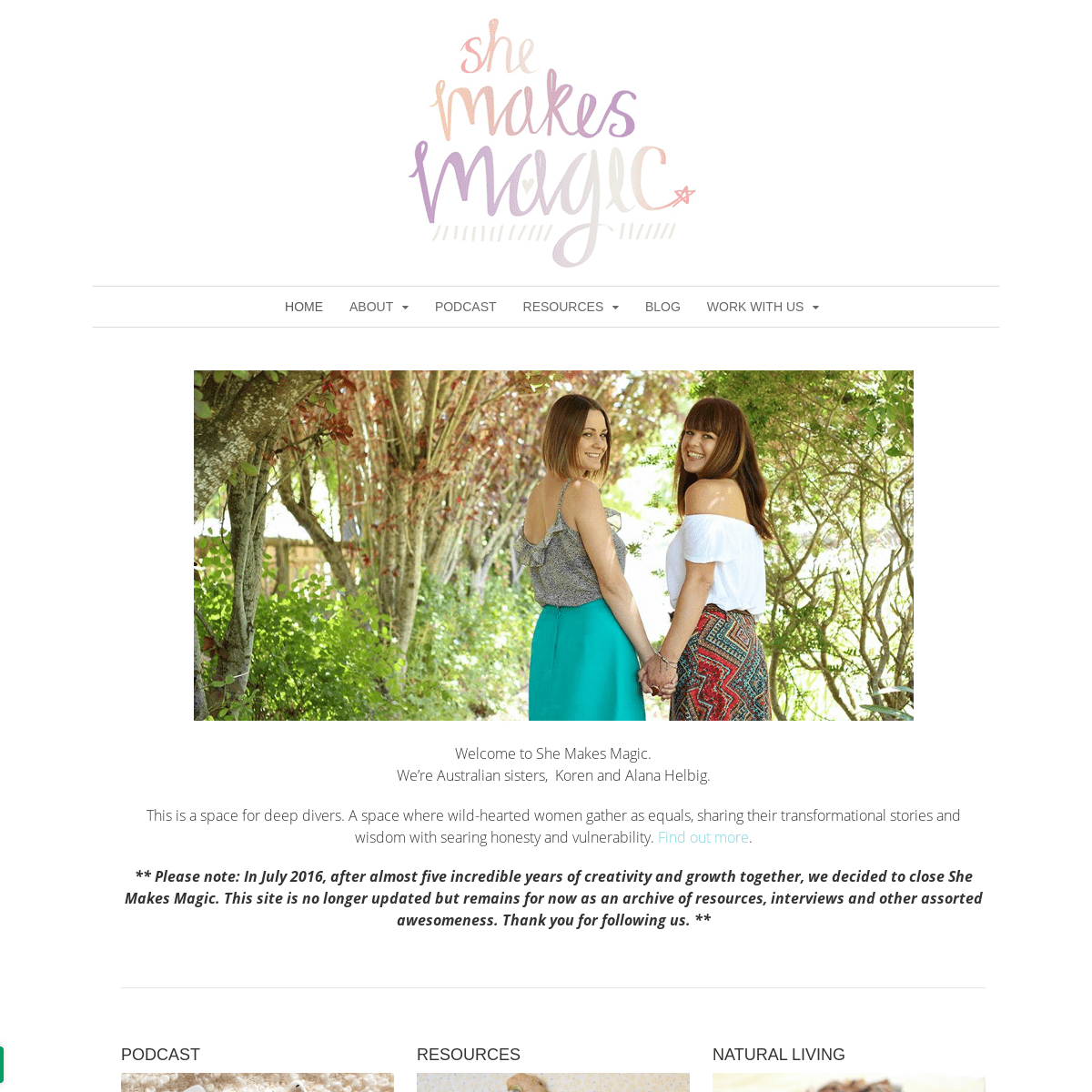 A complete backup of shemakesmagic.com