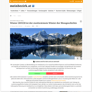 A complete backup of www.meinbezirk.at/tirol/c-lokales/winter-201920-ist-der-zweitwaermste-winter-der-messgeschichte_a3953820