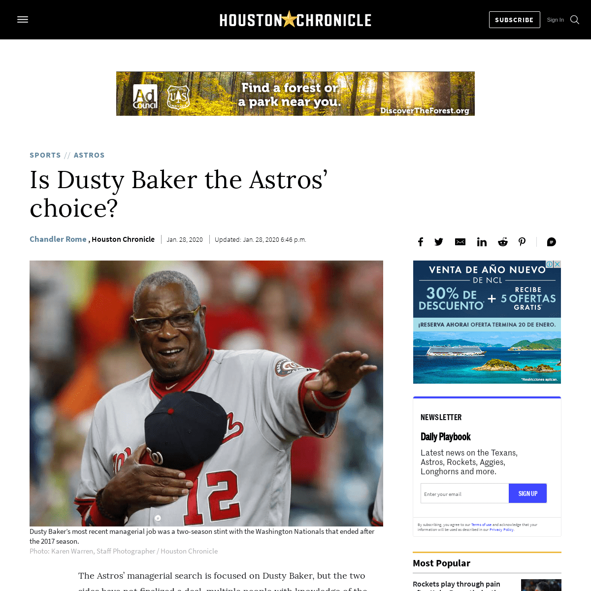 A complete backup of www.houstonchronicle.com/sports/astros/article/Is-Dusty-Baker-the-Astros-choice-15011793.php