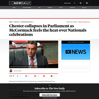 A complete backup of thenewdaily.com.au/news/politics/australian-politics/2020/02/12/darren-chester-michael-mccormack/