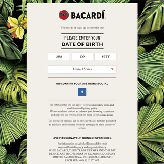 A complete backup of bacardi.com
