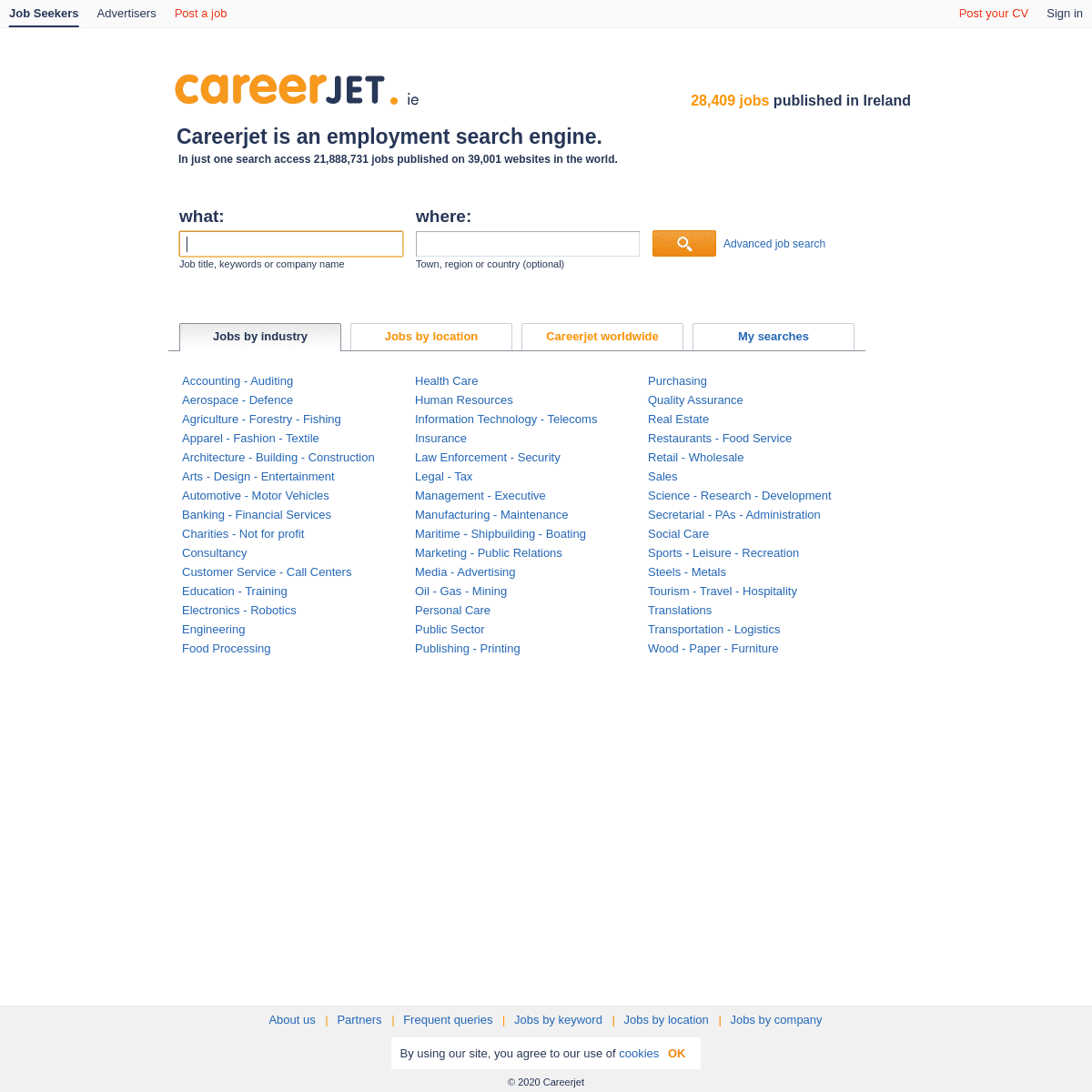 A complete backup of careerjet.ie