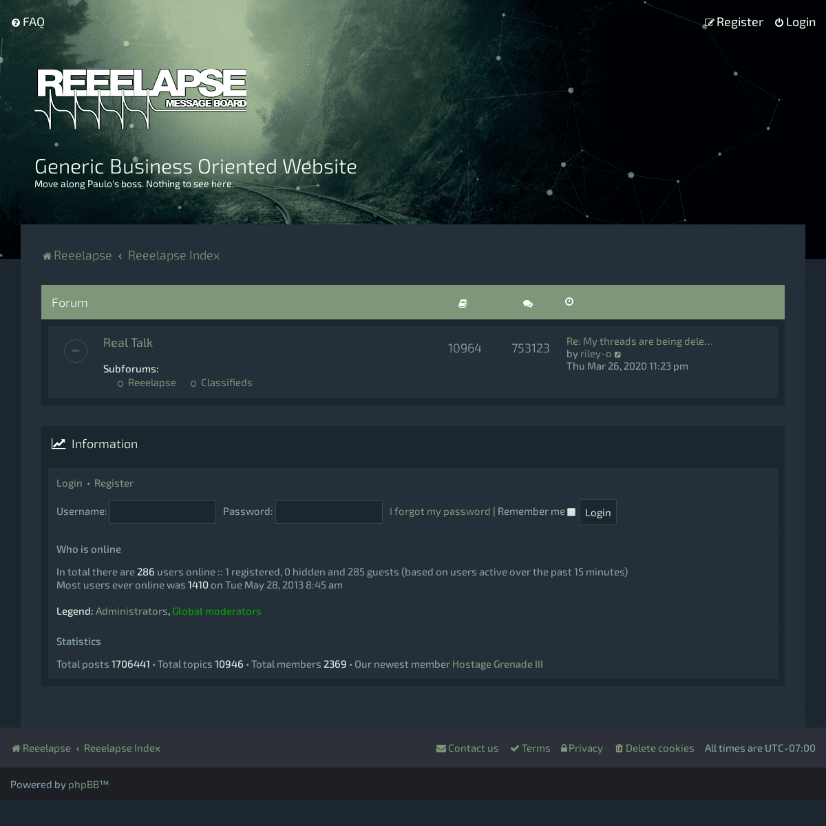 A complete backup of reeelapse.com