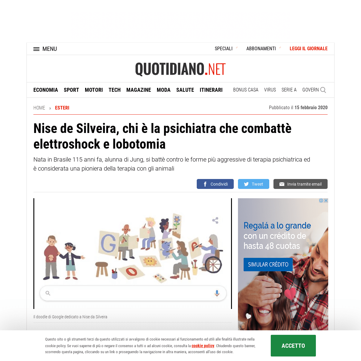 A complete backup of www.quotidiano.net/esteri/115-anniversario-della-nascita-di-nise-da-silveira-1.5031544
