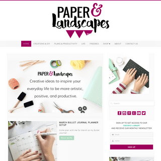 A complete backup of paperandlandscapes.com