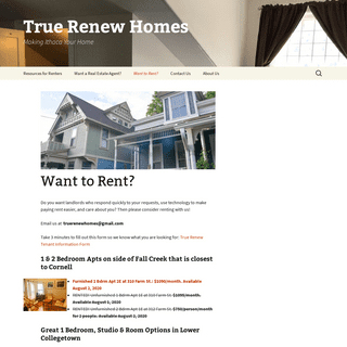 A complete backup of truerenewhomes.com