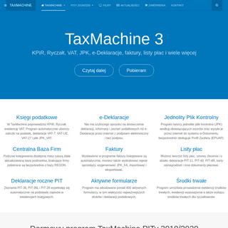A complete backup of taxmachine.pl